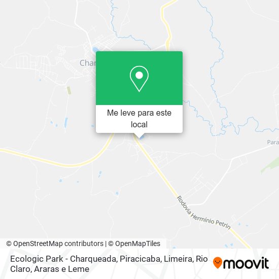 Ecologic Park - Charqueada mapa