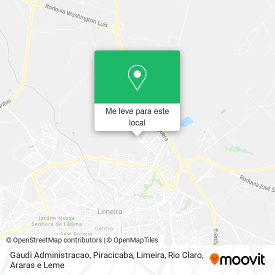 Gaudi Administracao mapa