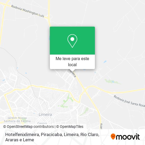 Hotelfenixlimeira mapa