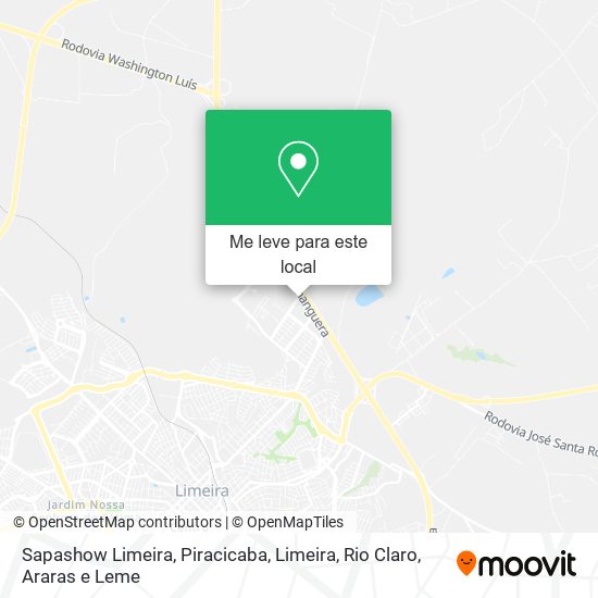 Sapashow Limeira mapa