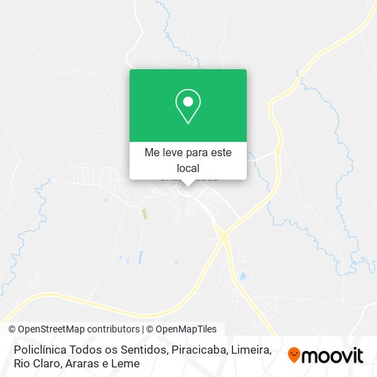 Policlínica Todos os Sentidos mapa