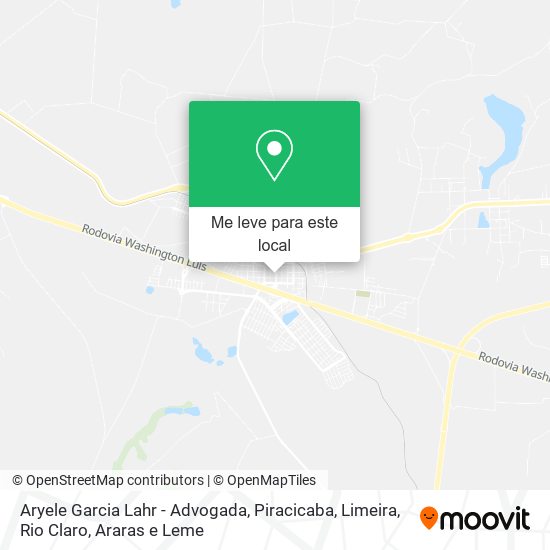 Aryele Garcia Lahr - Advogada mapa