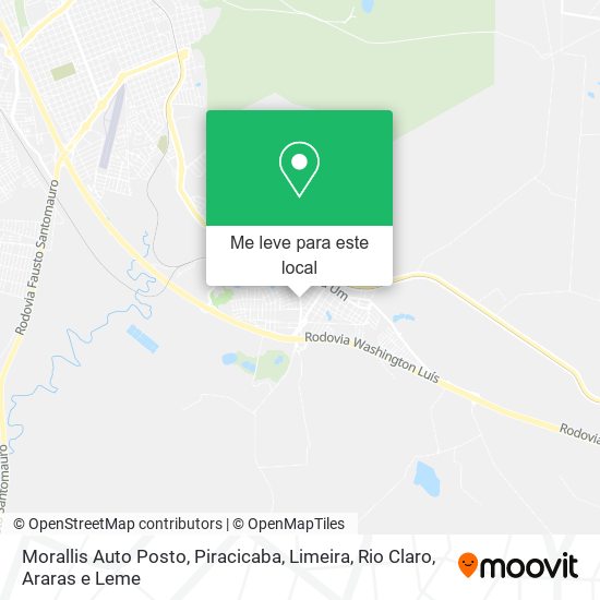 Morallis Auto Posto mapa