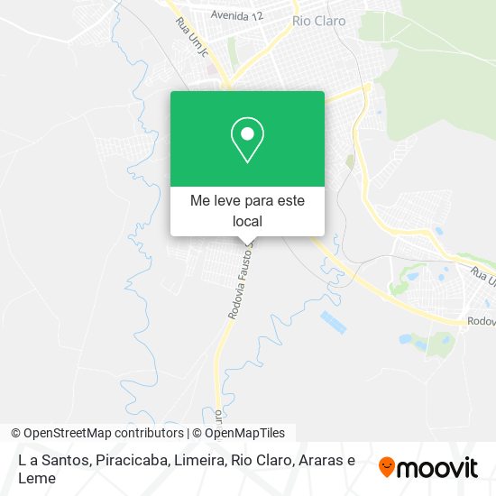 L a Santos mapa