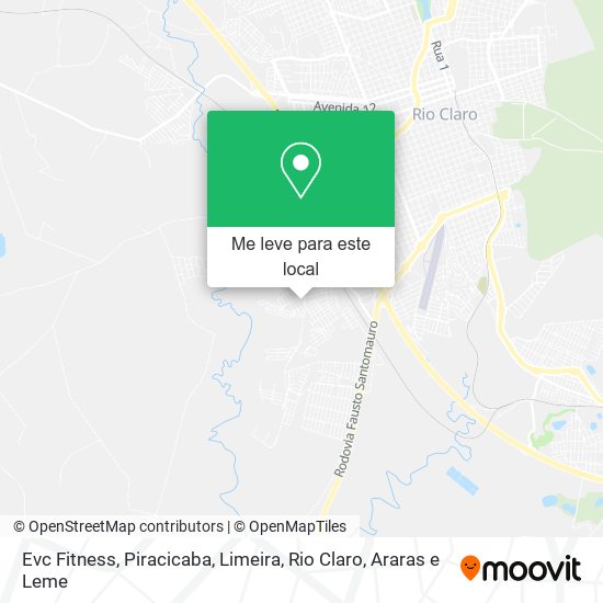 Evc Fitness mapa