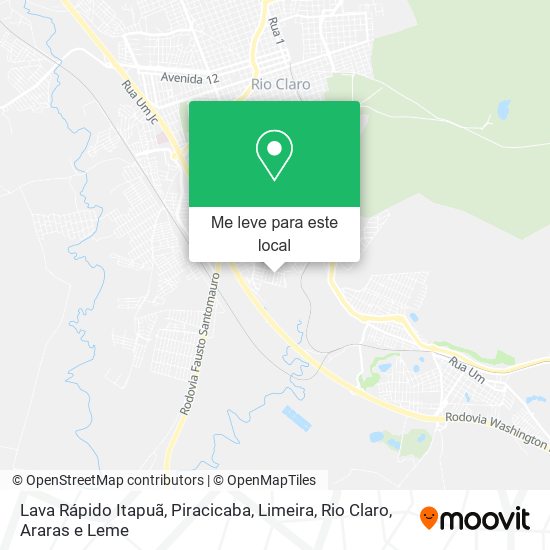 Lava Rápido Itapuã mapa