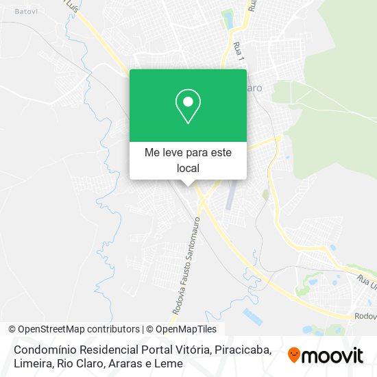 Condomínio Residencial Portal Vitória mapa