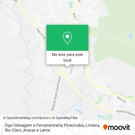 Oge Usinagem e Ferramentaria mapa