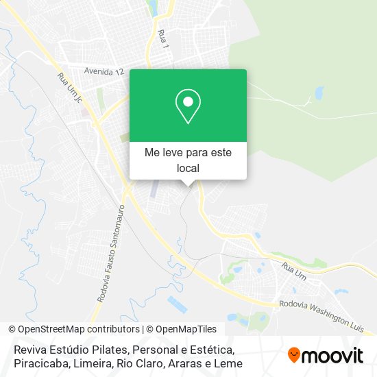 Reviva Estúdio Pilates, Personal e Estética mapa