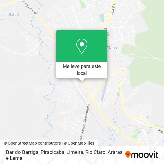 Bar do Barriga mapa