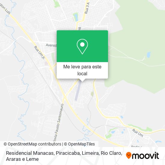 Residencial Manacas mapa