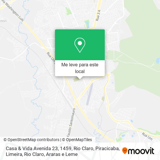 Casa & Vida Avenida 23, 1459, Rio Claro mapa