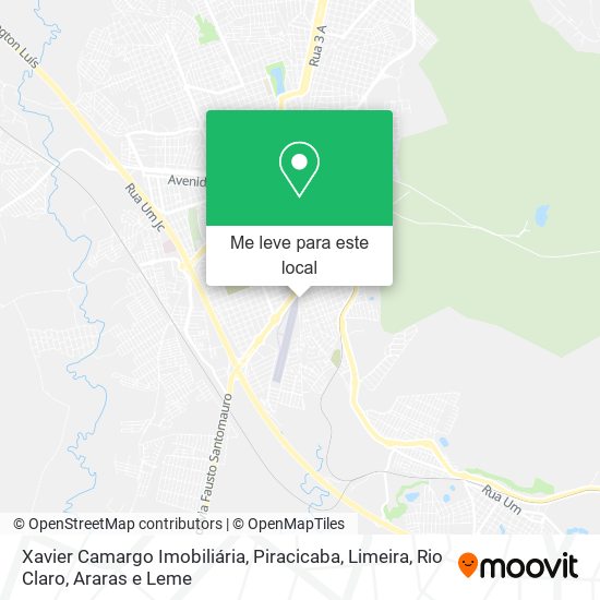 Xavier Camargo Imobiliária mapa