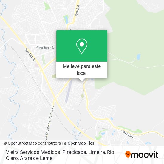 Vieira Servicos Medicos mapa