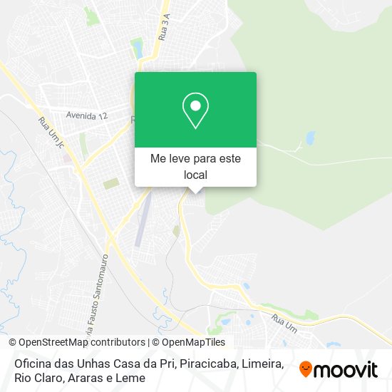 Oficina das Unhas Casa da Pri mapa