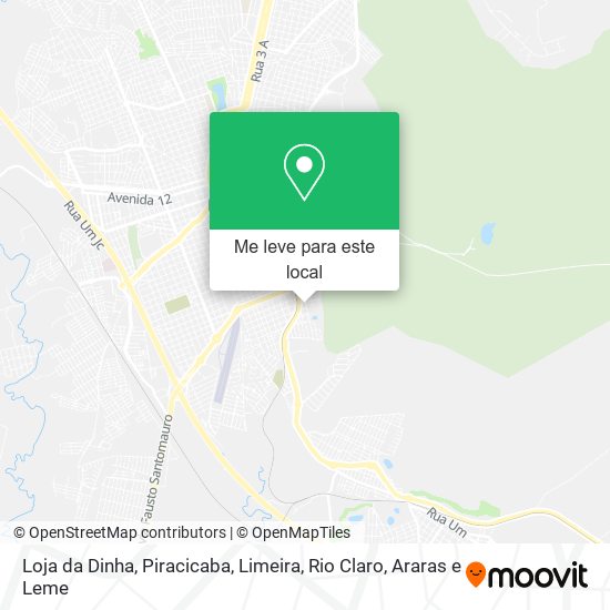 Loja da Dinha mapa