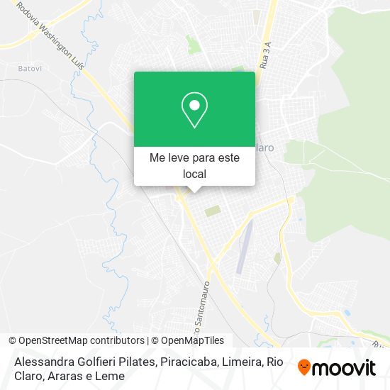 Alessandra Golfieri Pilates mapa