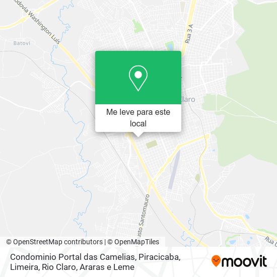 Condominio Portal das Camelias mapa