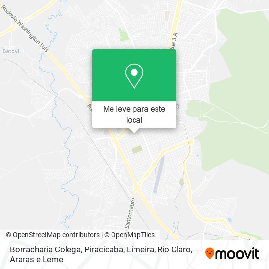Borracharia Colega mapa