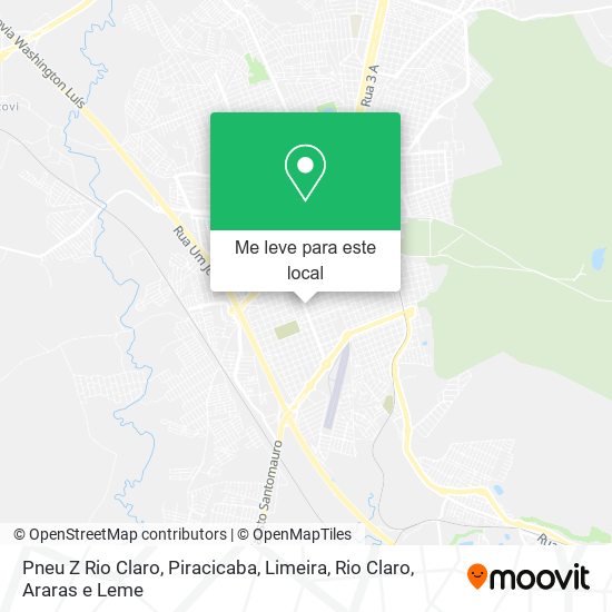 Pneu Z Rio Claro mapa