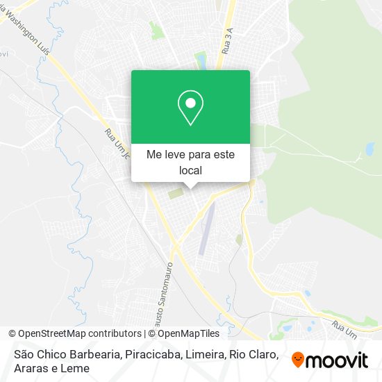 São Chico Barbearia mapa