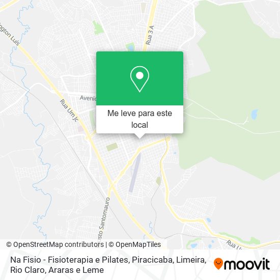 Na Fisio - Fisioterapia e Pilates mapa