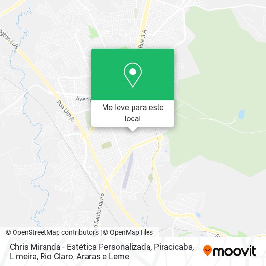 Chris Miranda - Estética Personalizada mapa