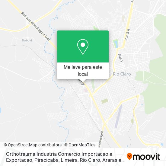 Orthotrauma Industria Comercio Importacao e Exportacao mapa