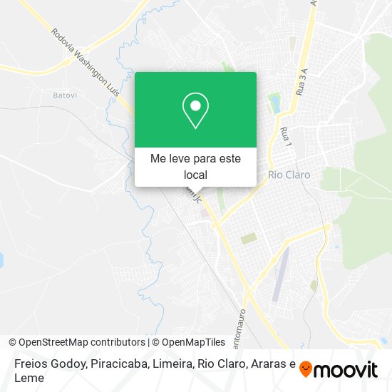 Freios Godoy mapa