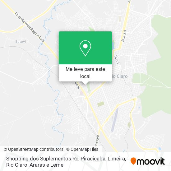 Shopping dos Suplementos Rc mapa