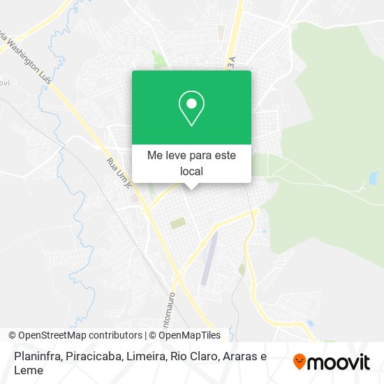 Planinfra mapa