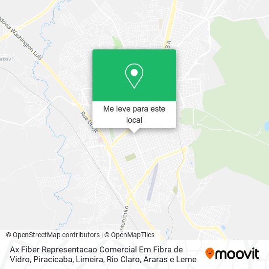 Ax Fiber Representacao Comercial Em Fibra de Vidro mapa