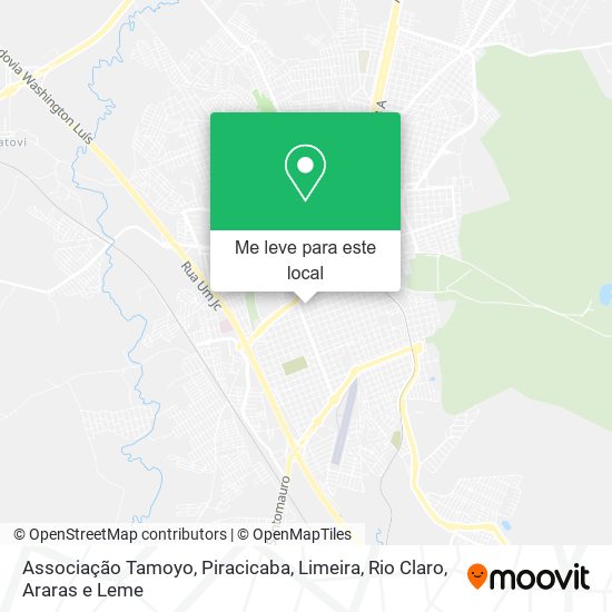 Associação Tamoyo mapa