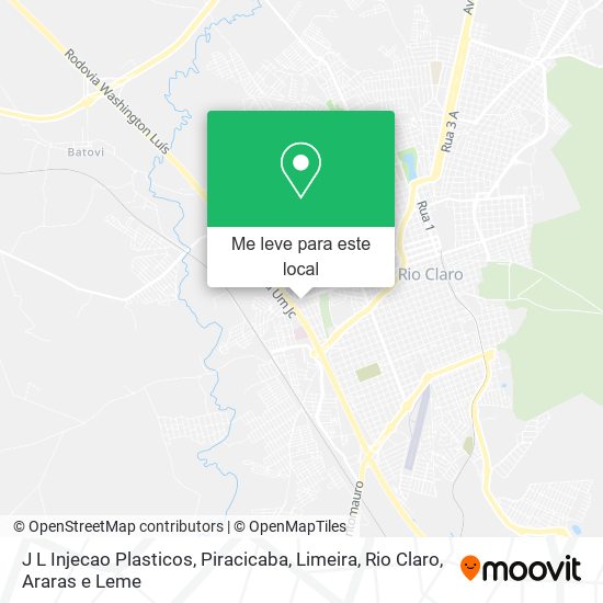 J L Injecao Plasticos mapa