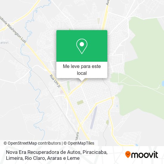 Nova Era Recuperadora de Autos mapa