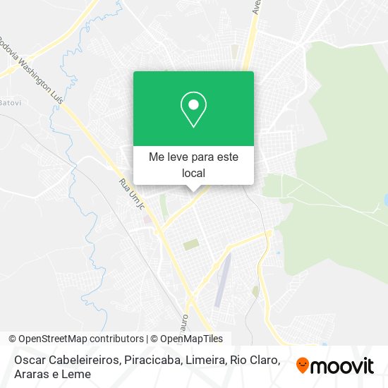 Oscar Cabeleireiros mapa