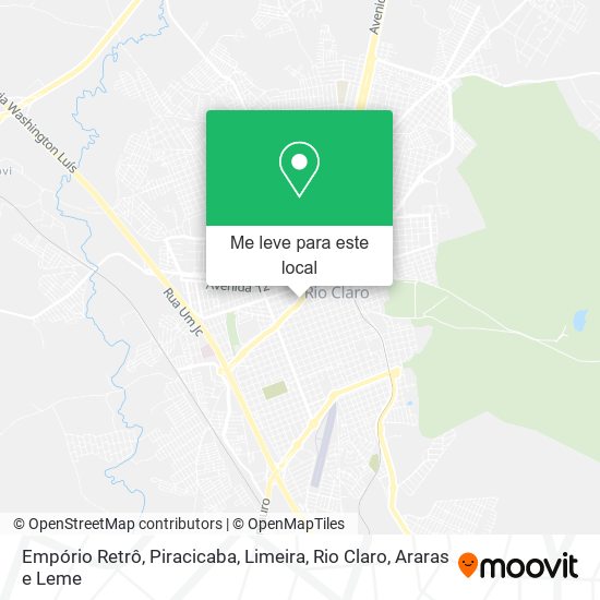 Empório Retrô mapa