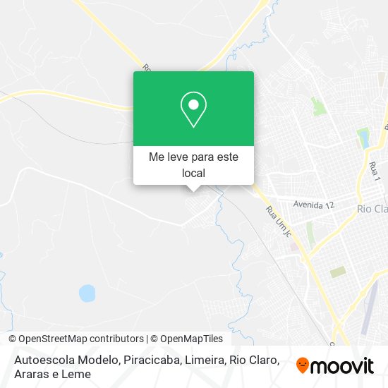 Autoescola Modelo mapa