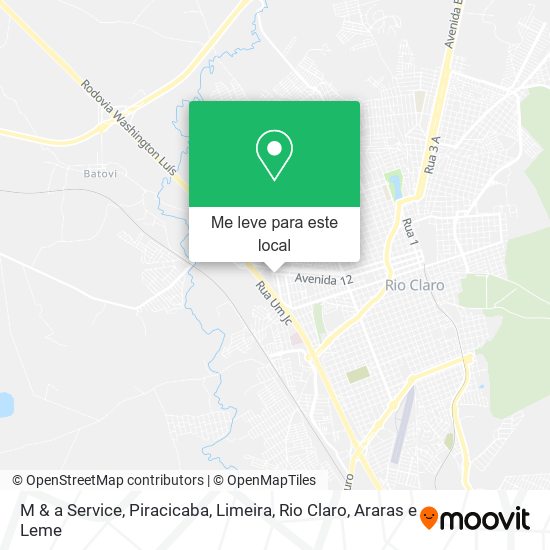 M & a Service mapa