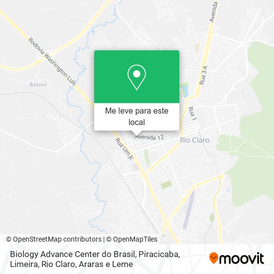 Biology Advance Center do Brasil mapa