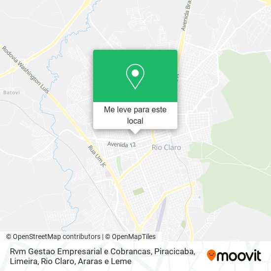 Rvm Gestao Empresarial e Cobrancas mapa