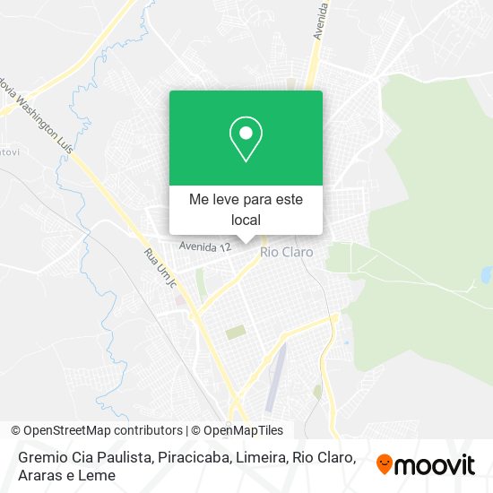 Gremio Cia Paulista mapa