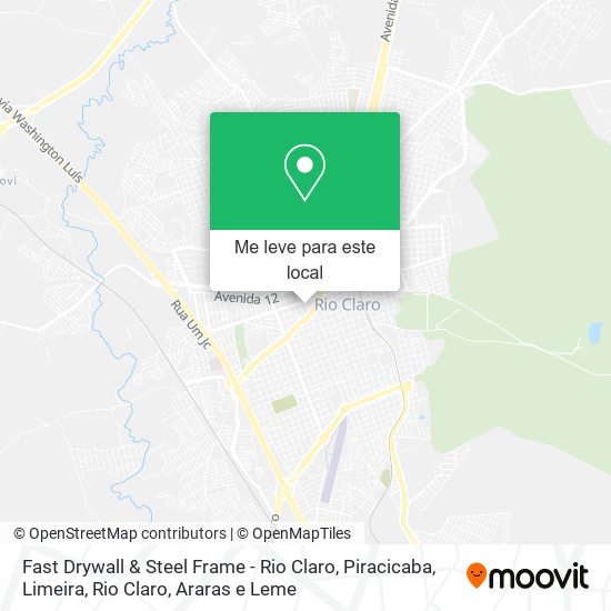 Fast Drywall & Steel Frame - Rio Claro mapa