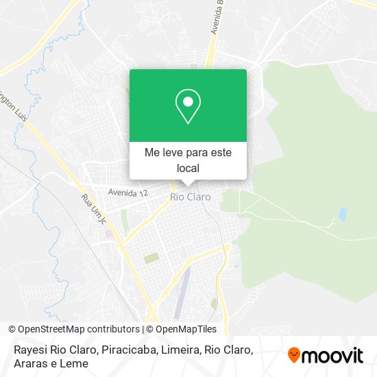 Rayesi Rio Claro mapa