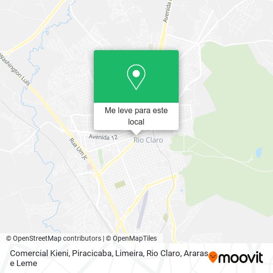 Comercial Kieni mapa