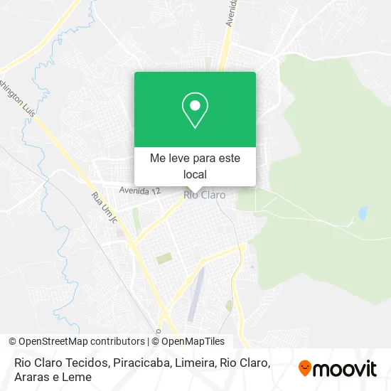 Rio Claro Tecidos mapa
