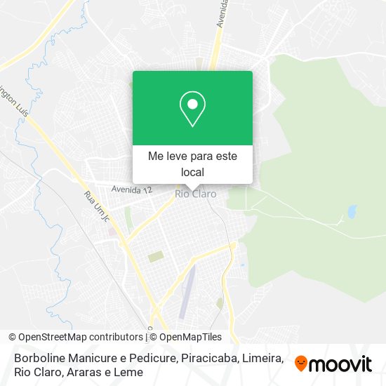 Borboline Manicure e Pedicure mapa