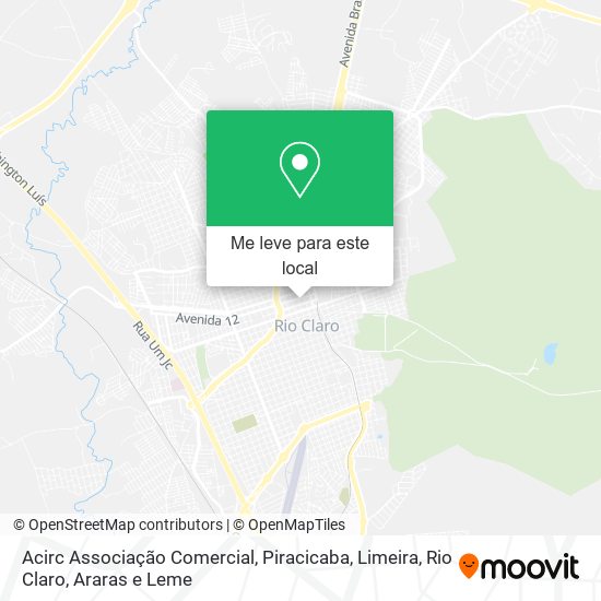 Acirc Associação Comercial mapa