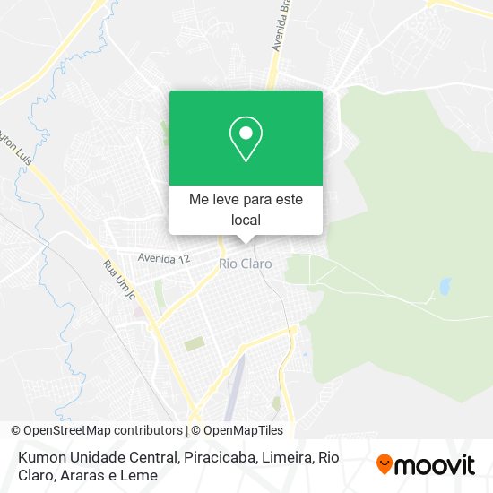 Kumon Unidade Central mapa