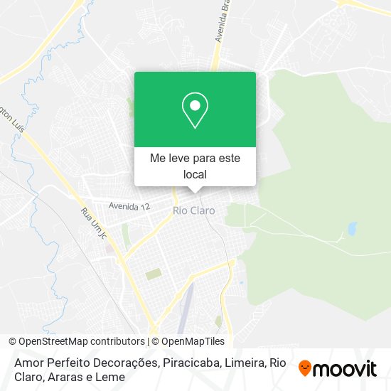 Amor Perfeito Decorações mapa